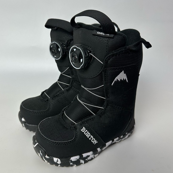 Burton Grom BOA Snowboard Boot Black Kids US 11C - Picture 1 of 11